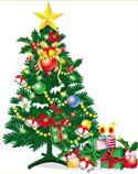 Adesivo decorativo esclusivo "Albero di Natale 2"