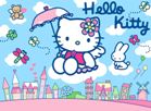   Gigantografia autoadesiva "Hello Kitty 1"