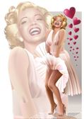Gigantografia autoadesiva "Marilyn Monroe"
