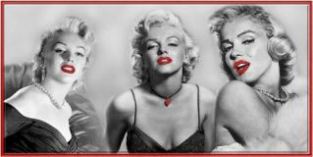 Gigantografia autoadesiva esclusiva "Marilyn Monroe 8"