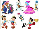  Adesivo decorativo esclusivo "Pinocchio"