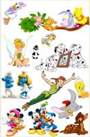 Adesivo decorativo esclusivo "Il mondo fiabesco"